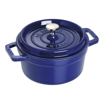 Staub La Cocotte | Cocotte öntöttvas főzőedény 20 cm | sötétkék | kerek | öntöttvas