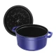 Staub La Cocotte | Cocotte öntöttvas főzőedény 24 cm | sötétkék | kerek | öntöttvas