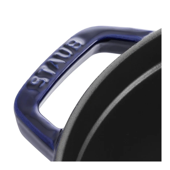 Staub La Cocotte | Cocotte öntöttvas főzőedény 30 cm | sötétkék | kerek | öntöttvas