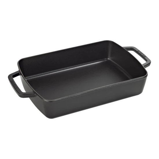 Staub Specialities | sütőtál 30 x 20 cm | öntöttvas | fekete
