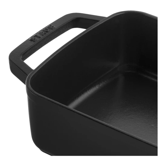Staub Specialities | sütőtál 30 x 20 cm | öntöttvas | fekete