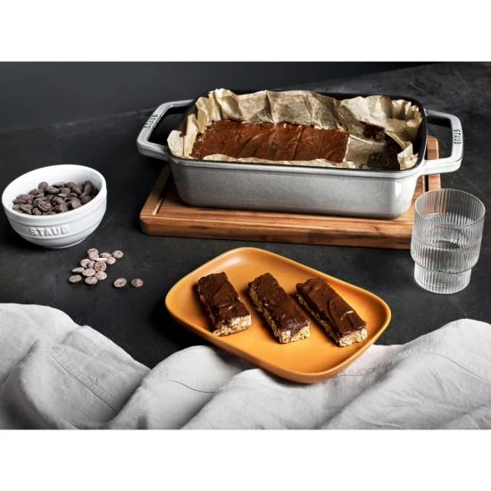 Staub Specialities | sütőtál 30 x 20 cm | öntöttvas | grafitszürke