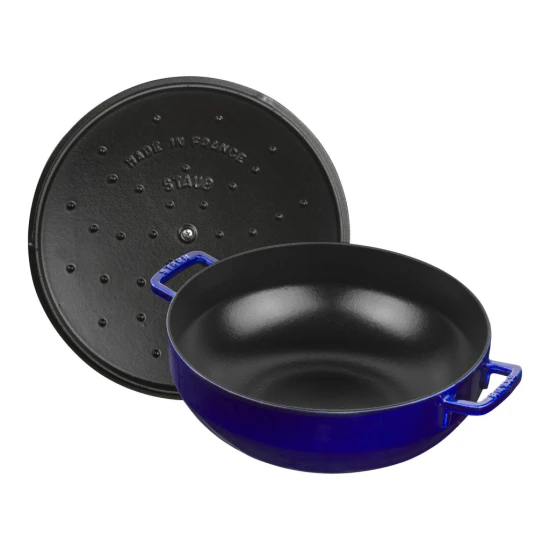 Staub Specialties | edény lassú főzéshez 28 cm | sötétkék | kerek | öntöttvas