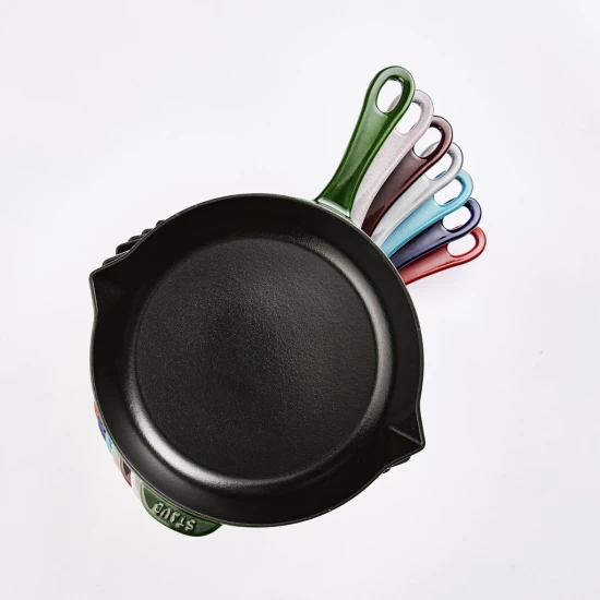 Staub Pans | serpenyő 26 cm | öntöttvas | grafitszürke | kerek