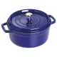 Staub öntöttvas edény| sötétkék | kerek 26 cm | 5,25l Staub öntöttvas edény| sötétkék | kerek 26 cm | 5,25l