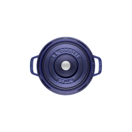 Staub öntöttvas edény| sötétkék | kerek 26 cm | 5,25l Staub öntöttvas edény| sötétkék | kerek 26 cm | 5,25l