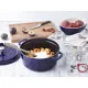 Staub öntöttvas edény| sötétkék | kerek 26 cm | 5,25l Staub öntöttvas edény| sötétkék | kerek 26 cm | 5,25l