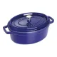 Staub öntöttvas edény | sötétkék | ovális 29 cm | 4,2l Staub öntöttvas edény | sötétkék | ovális 29 cm | 4,2l