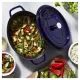 Staub öntöttvas edény | sötétkék | ovális 29 cm | 4,2l Staub öntöttvas edény | sötétkék | ovális 29 cm | 4,2l