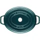 Staub öntöttvas edény | türkiz | ovális 31 cm | 5,5l Staub öntöttvas edény | türkiz | ovális 31 cm | 5,5l