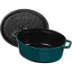 Staub öntöttvas edény | türkiz | ovális 31 cm | 5,5l Staub öntöttvas edény | türkiz | ovális 31 cm | 5,5l