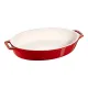 Staub kerámia sütőtál 30x21 cm ovális meggypiros Staub kerámia sütőtál 30x21 cm ovális meggypiros