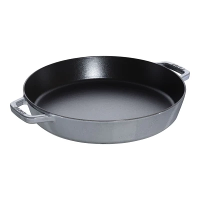 Staub Pans | Paella pan 34 cm | öntöttvas | grafitszürke | kerek