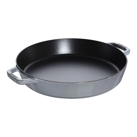 Staub Pans | Paella pan 34 cm | öntöttvas | grafitszürke | kerek