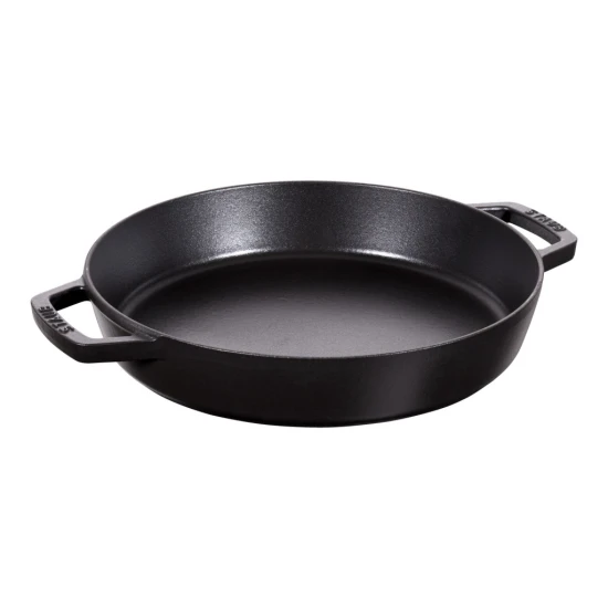 Staub Pans | Paella pan 34 cm | öntöttvas | fekete | kerek