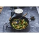 Staub Specialties | Wok üvegfedővel 30 cm | kerek | öntöttvas | grafitszürke