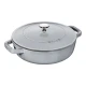 Staub Braisers | multifunkciós mély serpenyő kerek 24 cm  szürke 24 cm | kerek | öntöttvas | grafitszürke