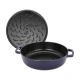 Staub Braisers | univerzális serpenyő fedővel 28 cm | kerek | öntöttvas | sötétkék