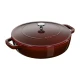 Staub Braisers | univerzális serpenyő fedővel 28 cm | kerek | öntöttvas | gránátvörös
