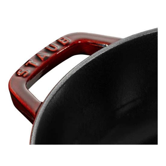 Staub Braisers | univerzális serpenyő fedővel 28 cm | kerek | öntöttvas | gránátvörös