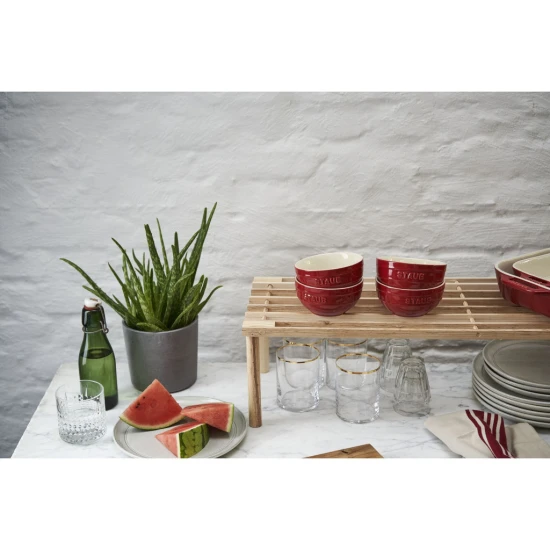 Staub kerámia | tál szett 12 cm |4 darabos | cherry | kerámia