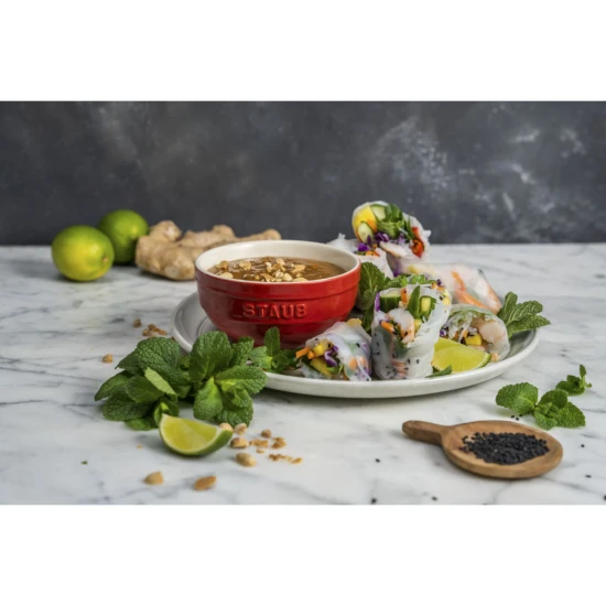 Staub kerámia | tál szett 12 cm |4 darabos | cherry | kerámia