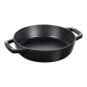 Staub Pans | serpenyő két fogantyúval 20 cm | öntöttvas | fekete | kerek