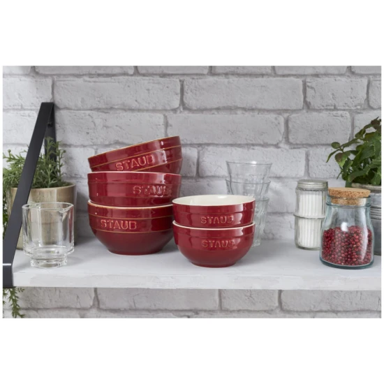 Staub kerámia | tál 14 cm | antikolt réz | kerámia