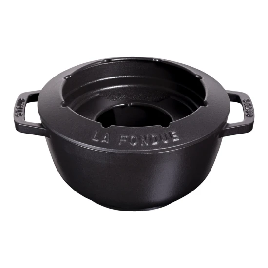 Staub Specialties | Fondü szett 20 cm | kerek | öntöttvas | fekete
