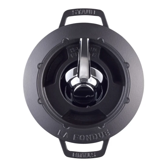 Staub Specialties | Fondü szett 20 cm | kerek | öntöttvas | fekete