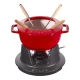 Staub Specialties | Fondü szett 16 cm | kerek | öntöttvas | cherry