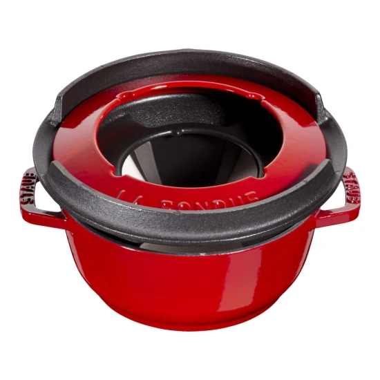 Staub Specialties | Fondü szett 16 cm | kerek | öntöttvas | cherry