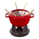 Staub Specialties | Fondü szett 20 cm | kerek | öntöttvas | cherry