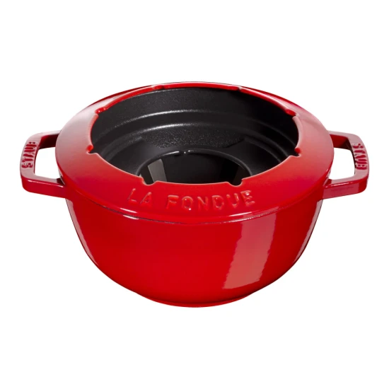 Staub Specialties | Fondü szett 20 cm | kerek | öntöttvas | cherry