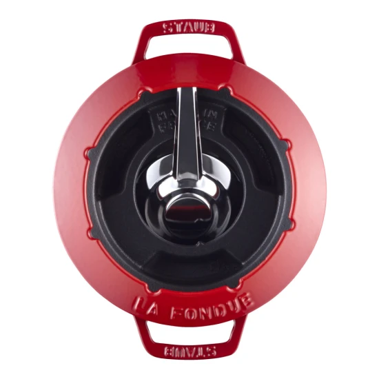 Staub Specialties | Fondü szett 20 cm | kerek | öntöttvas | cherry