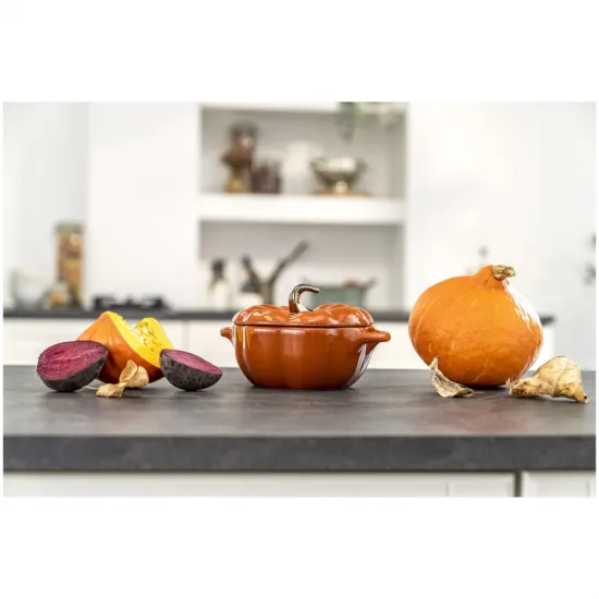 Staub kerámia Cocotte | 15cm | 0.70l | fahéjszínű | pumpkin Staub kerámia Cocotte | 15cm | 0.70l | fahéjszínű | pumpkin
