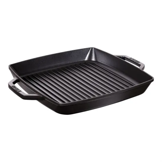 Staub öntöttvas grill | szögletes | fekete | 31 x 31 cm Staub öntöttvas grill | szögletes | fekete | 31 x 31 cm