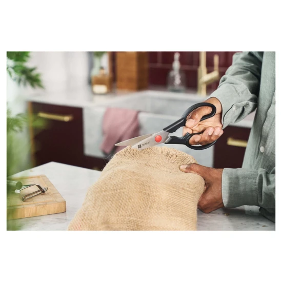 ZWILLING Twin L |multifunkciós olló 20 cm | piros-fekete