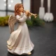 Devout Trumpet Player angyal kerámia  20 cm