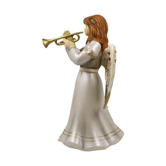 Devout Trumpet Player angyal kerámia  20 cm