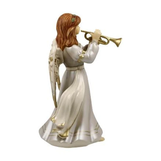 Devout Trumpet Player angyal kerámia  20 cm
