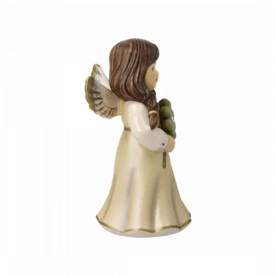 Goebel Mennyei hírnök porcelán angyalka pezsgő 8,5 cm