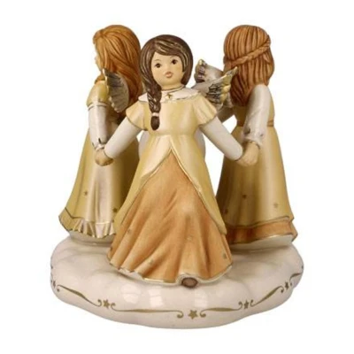 Heavenly Circle Dance angyal kerámia  17.5 cm