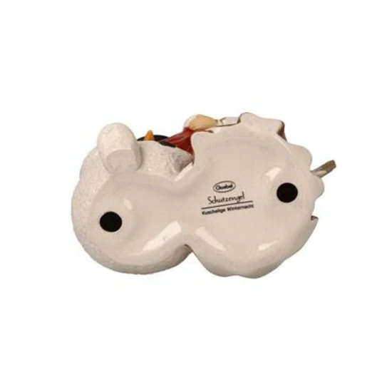 Cozy Winter Night angyal kerámia  14.5 cm