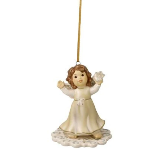 Winter Fun angyal kerámia  7.5 cm