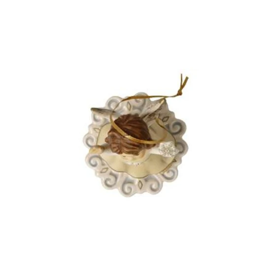 Winter Fun angyal kerámia  7.5 cm