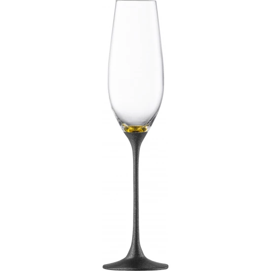 Eisch CHAMPAGNE EXCLUSIV 2 db pezsgőspohár arany-fekete díszdobozban 2,1dl 265 mm