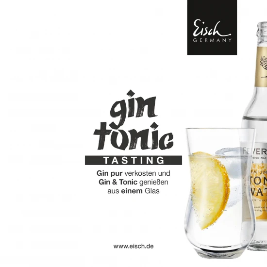 Eisch SPIRITS EXCLUSIV 2 db Gin & Tonic pohár díszhengerben 1,7dl 107 mm