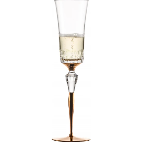 Eisch CHAMPAGNE EXCLUSIV pezsgőspohár réz díszhengerben 2,5dl 280 mm Eisch CHAMPAGNE EXCLUSIV pezsgőspohár réz díszhengerben 2,5dl 280 mm
