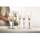 Eisch CHAMPAGNE EXCLUSIV pezsgőspohár réz díszhengerben 2,5dl 280 mm Eisch CHAMPAGNE EXCLUSIV pezsgőspohár réz díszhengerben 2,5dl 280 mm